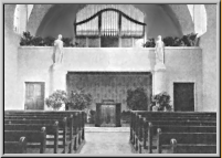 Orgel Kuhn 1917; Bild Raumansicht: Schweiz. Bauzeigung, 1918, Band 72, Seite 113