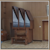 Die Orgel am neuen Standort in Plovdiv (Bulgarien)
