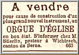 Annonce "La Liberté" 10-03-1900