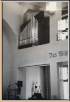 Orgel 1966 mit Freipfeifenprospekt