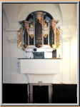LU, Reiden, Pfarrkirche St. Johann, Chorempore, Raumansicht