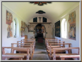 Altzellen (Wolfenschiessen) NW, die Truhenorgel steht vor dem Chor, vone links in einer Nische.