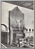 Orgel 1945, Cäcilia(A.Frey) Luzern, 2P/24; Bild aus "Titlis-Grüsse" Kollegium Engelberg, 32/3/1946
