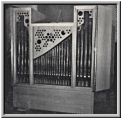Orgel 1974, Graf AG, Sursee, 1P/8; Bild aus "Titlis-Grüsse" Kollegium Engelberg, 62/3/1976