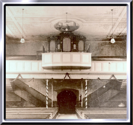 Orgel Friedrich Goll, 1897 (II/16), vor Kirchenumbau 1932