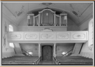 Orgel Späth 1941 (II/20) in älterem Gehäuse (abgebrochen 1995)
