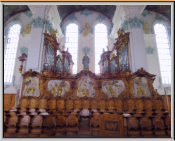 Evangelienorgel (links, einmanualig)