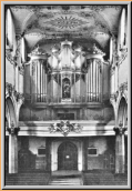 Bild Raumansicht von 1915 mit Orgel vor 1915.