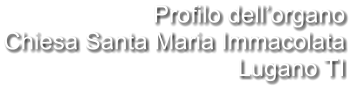 Profilo dell’organo Chiesa Santa Maria Immacolata Lugano TI