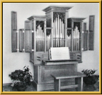 Orgel 1973, mechanisch, Schleifladen, 1-/4, Peter Ebell, Kappel am Albis.