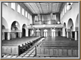 Raumansicht 1972 mit der Orgel von 1934, welche von einen nicht mehr bekannten Orgelbauer erstellt wurde.